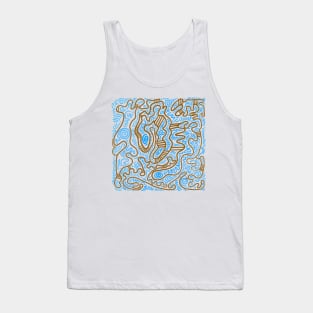 Maze design Tank Top